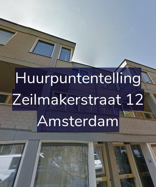 Foto gevel Huurpuntentelling voor Zeilmakerstraat 12, Amsterdam