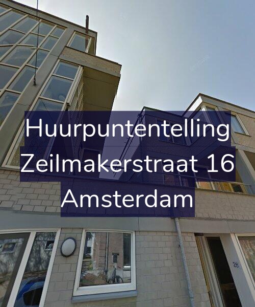 Foto gevel Huurpuntentelling voor Zeilmakerstraat 16, Amsterdam