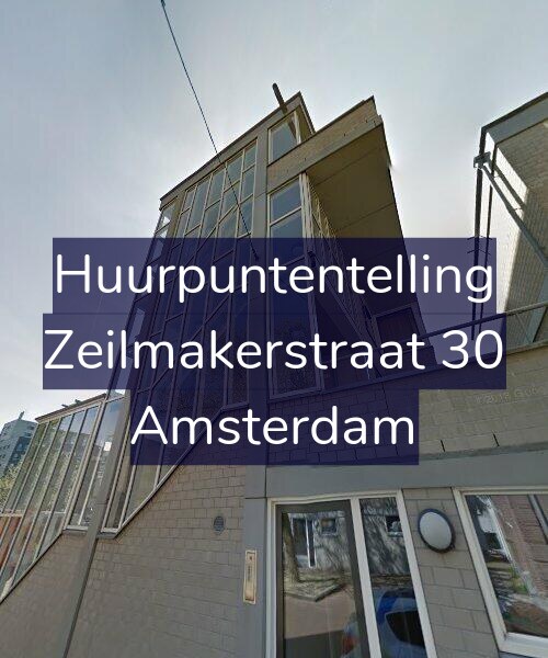 Foto gevel Huurpuntentelling voor Zeilmakerstraat 30, Amsterdam