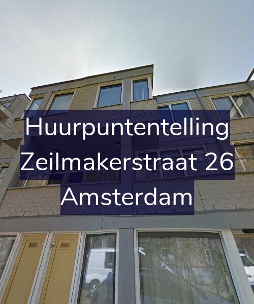 Foto gevel Huurpuntentelling voor Zeilmakerstraat 26, Amsterdam