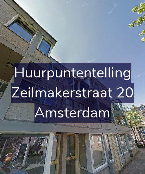 Foto gevel Huurpuntentelling voor Zeilmakerstraat 20, Amsterdam