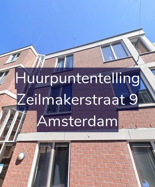 Foto gevel Huurpuntentelling voor Zeilmakerstraat 9, Amsterdam