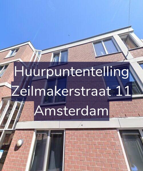Foto gevel Huurpuntentelling voor Zeilmakerstraat 11, Amsterdam