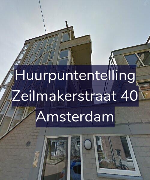 Foto gevel Huurpuntentelling voor Zeilmakerstraat 40, Amsterdam