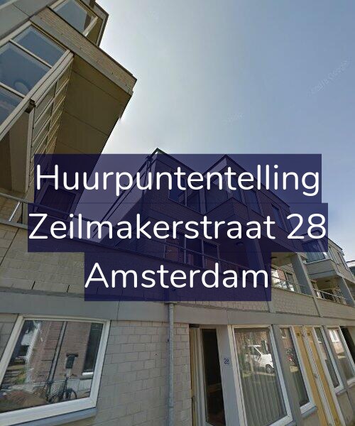 Foto gevel Huurpuntentelling voor Zeilmakerstraat 28, Amsterdam