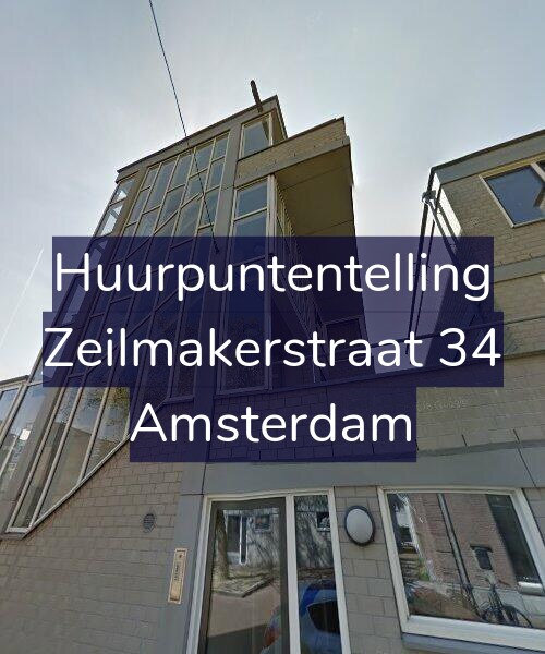 Foto gevel Huurpuntentelling voor Zeilmakerstraat 34, Amsterdam