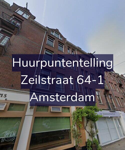 Foto gevel Huurpuntentelling voor Zeilstraat 64-1, Amsterdam