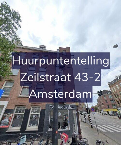 Foto gevel Huurpuntentelling voor Zeilstraat 43-2, Amsterdam