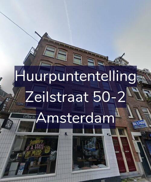 Foto gevel Huurpuntentelling voor Zeilstraat 50-2, Amsterdam