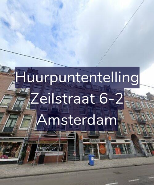 Foto gevel Huurpuntentelling voor Zeilstraat 6-2, Amsterdam