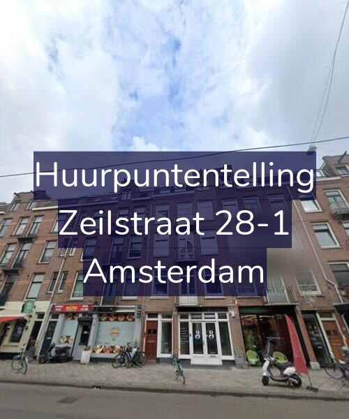 Foto gevel Huurpuntentelling voor Zeilstraat 28-1, Amsterdam