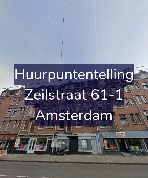 Foto gevel Huurpuntentelling voor Zeilstraat 61-1, Amsterdam
