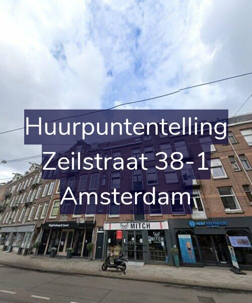 Foto gevel Huurpuntentelling voor Zeilstraat 38-1, Amsterdam
