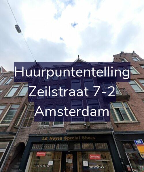 Foto gevel Huurpuntentelling voor Zeilstraat 7-2, Amsterdam