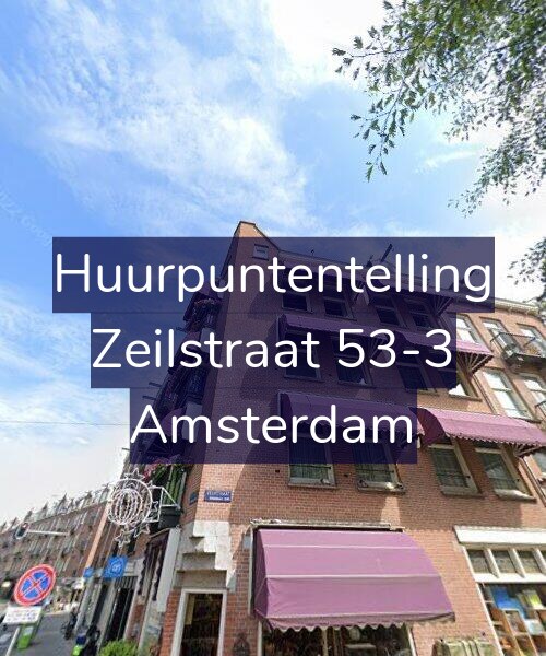 Foto gevel Huurpuntentelling voor Zeilstraat 53-3, Amsterdam
