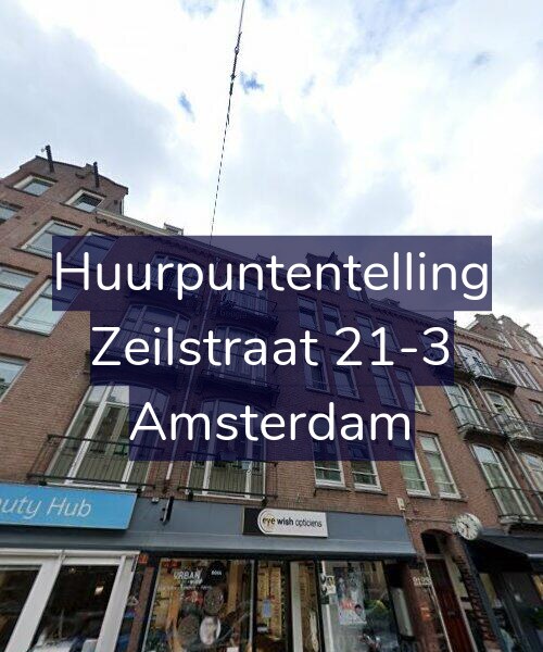 Foto gevel Huurpuntentelling voor Zeilstraat 21-3, Amsterdam