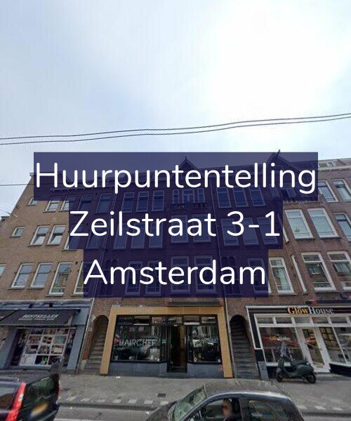 Foto gevel Huurpuntentelling voor Zeilstraat 3-1, Amsterdam