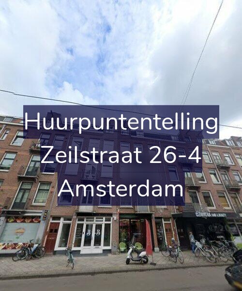 Foto gevel Huurpuntentelling voor Zeilstraat 26-4, Amsterdam