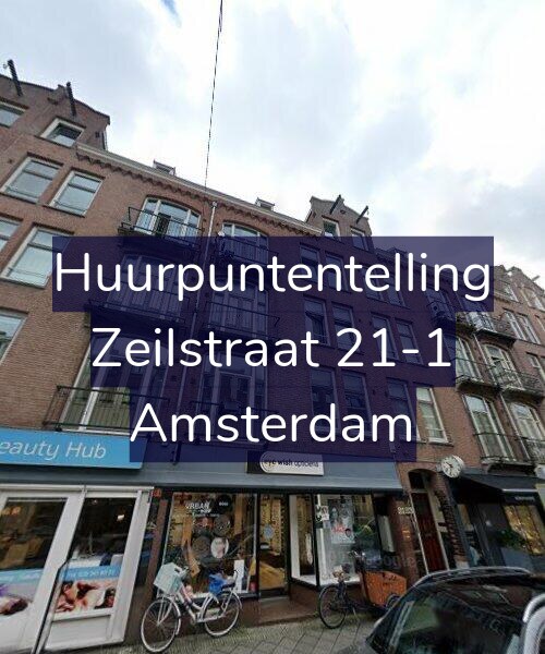 Foto gevel Huurpuntentelling voor Zeilstraat 21-1, Amsterdam