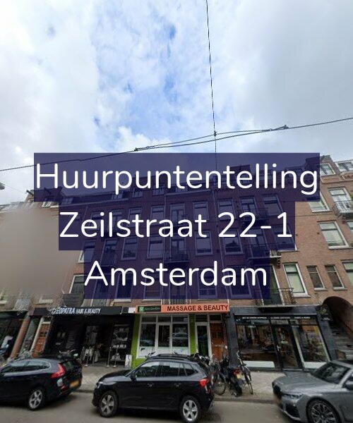 Foto gevel Huurpuntentelling voor Zeilstraat 22-1, Amsterdam