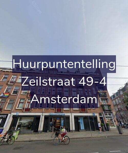 Foto gevel Huurpuntentelling voor Zeilstraat 49-4, Amsterdam