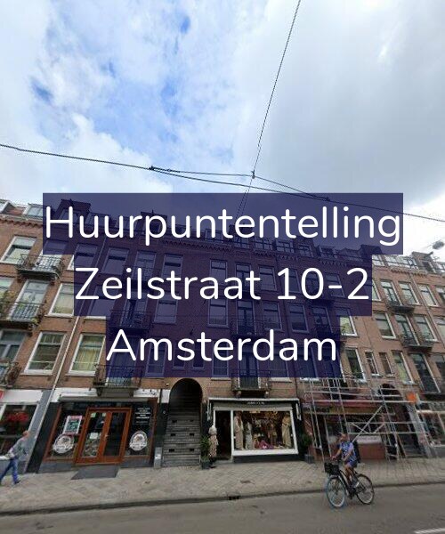 Foto gevel Huurpuntentelling voor Zeilstraat 10-2, Amsterdam