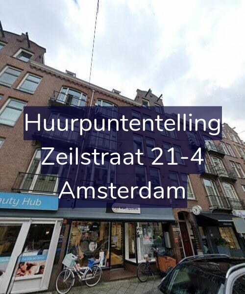 Foto gevel Huurpuntentelling voor Zeilstraat 21-4, Amsterdam