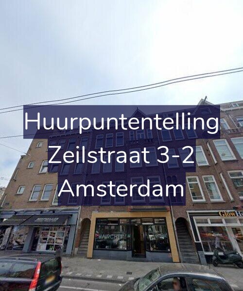 Foto gevel Huurpuntentelling voor Zeilstraat 3-2, Amsterdam