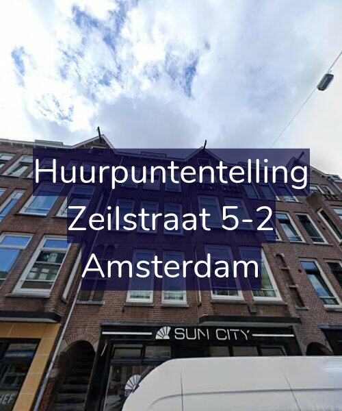 Foto gevel Huurpuntentelling voor Zeilstraat 5-2, Amsterdam