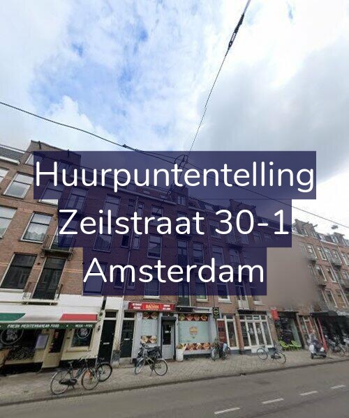 Foto gevel Huurpuntentelling voor Zeilstraat 30-1, Amsterdam