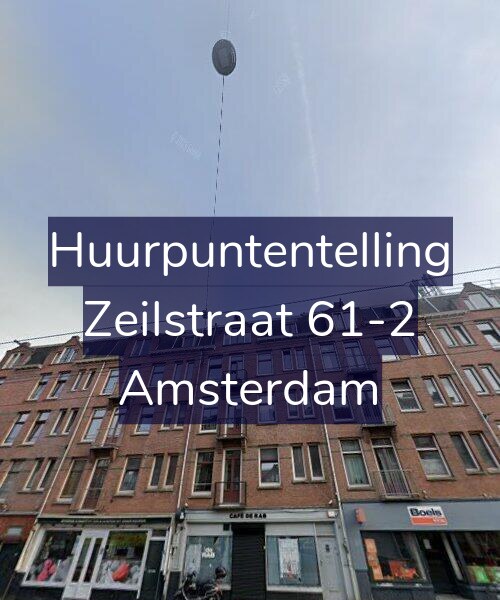 Foto gevel Huurpuntentelling voor Zeilstraat 61-2, Amsterdam