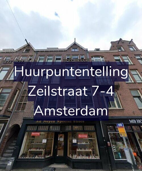 Foto gevel Huurpuntentelling voor Zeilstraat 7-4, Amsterdam