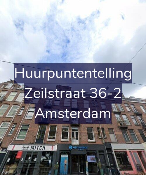 Foto gevel Huurpuntentelling voor Zeilstraat 36-2, Amsterdam