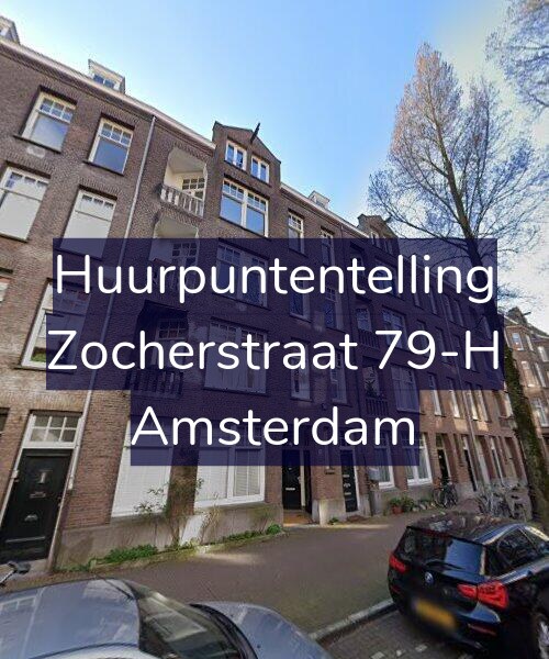Foto gevel Huurpuntentelling voor Zocherstraat 79-H, Amsterdam