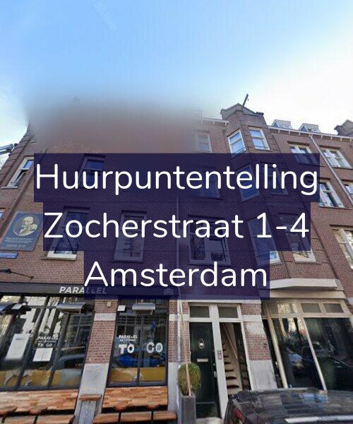 Foto gevel Huurpuntentelling voor Zocherstraat 1-4, Amsterdam