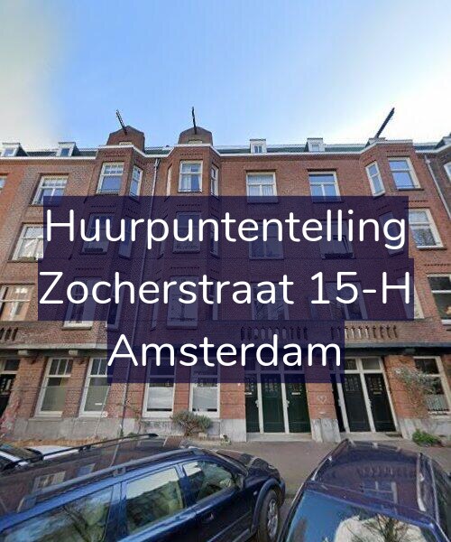 Foto gevel Huurpuntentelling voor Zocherstraat 15-H, Amsterdam
