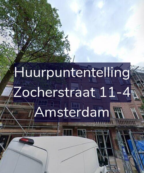 Foto gevel Huurpuntentelling voor Zocherstraat 11-4, Amsterdam