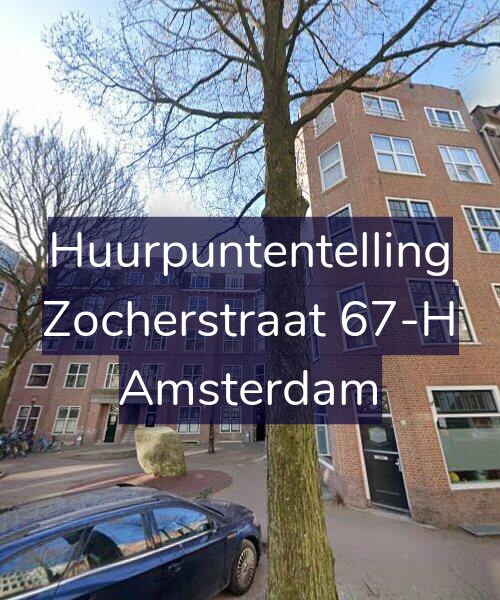 Foto gevel Huurpuntentelling voor Zocherstraat 67-H, Amsterdam
