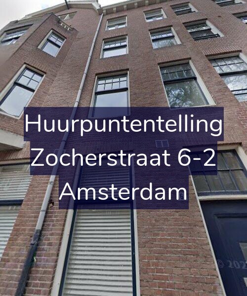 Foto gevel Huurpuntentelling voor Zocherstraat 6-2, Amsterdam
