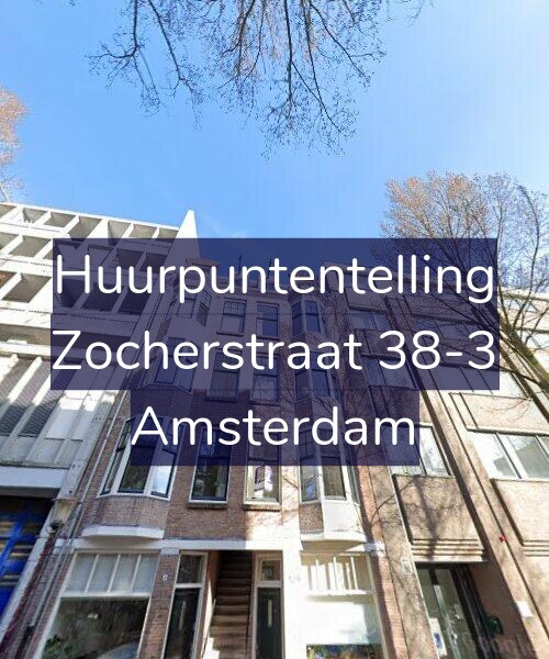 Foto gevel Huurpuntentelling voor Zocherstraat 38-3, Amsterdam