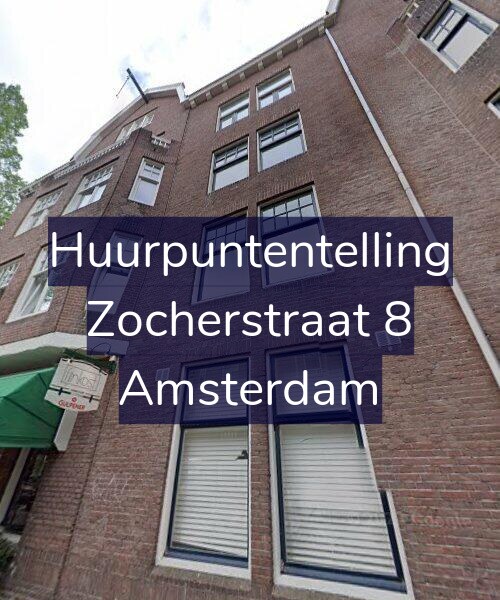 Foto gevel Huurpuntentelling voor Zocherstraat 8, Amsterdam