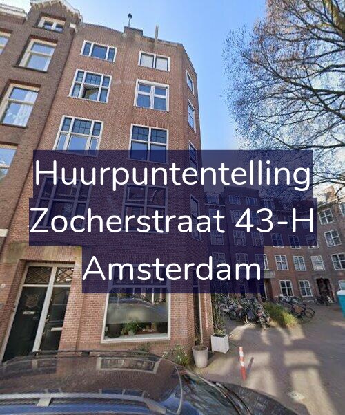 Foto gevel Huurpuntentelling voor Zocherstraat 43-H, Amsterdam