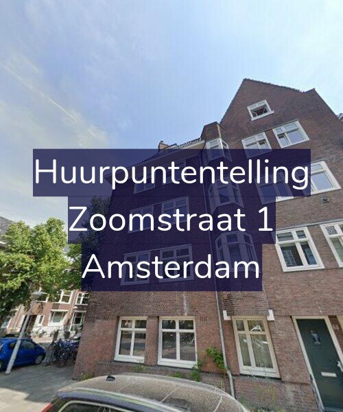 Foto gevel Huurpuntentelling voor Zoomstraat 1, Amsterdam
