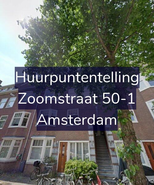 Foto gevel Huurpuntentelling voor Zoomstraat 50-1, Amsterdam