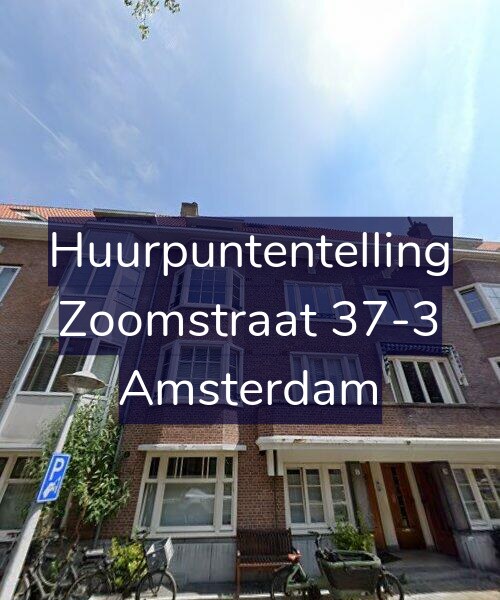 Foto gevel Huurpuntentelling voor Zoomstraat 37-3, Amsterdam