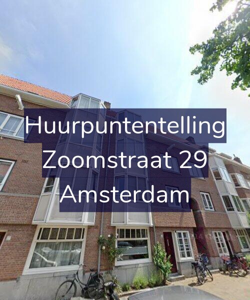 Foto gevel Huurpuntentelling voor Zoomstraat 29, Amsterdam