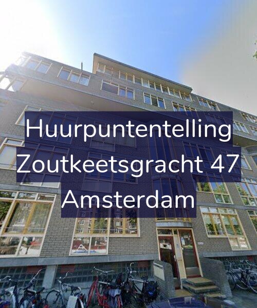 Foto gevel Huurpuntentelling voor Zoutkeetsgracht 47, Amsterdam