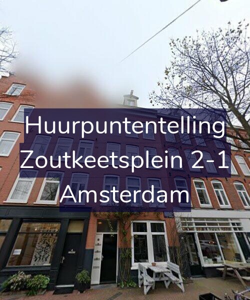 Foto gevel Huurpuntentelling voor Zoutkeetsplein 2-1, Amsterdam