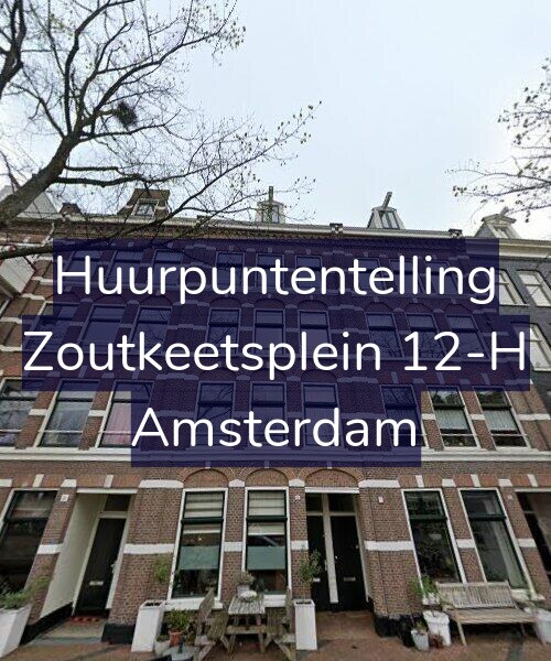 Foto gevel Huurpuntentelling voor Zoutkeetsplein 12-H, Amsterdam