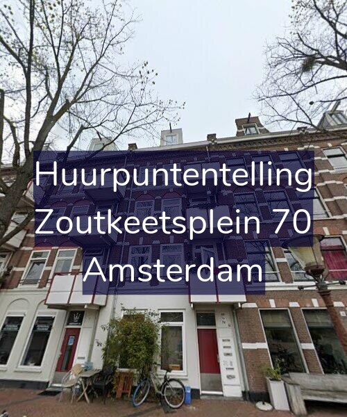 Foto gevel Huurpuntentelling voor Zoutkeetsplein 70, Amsterdam